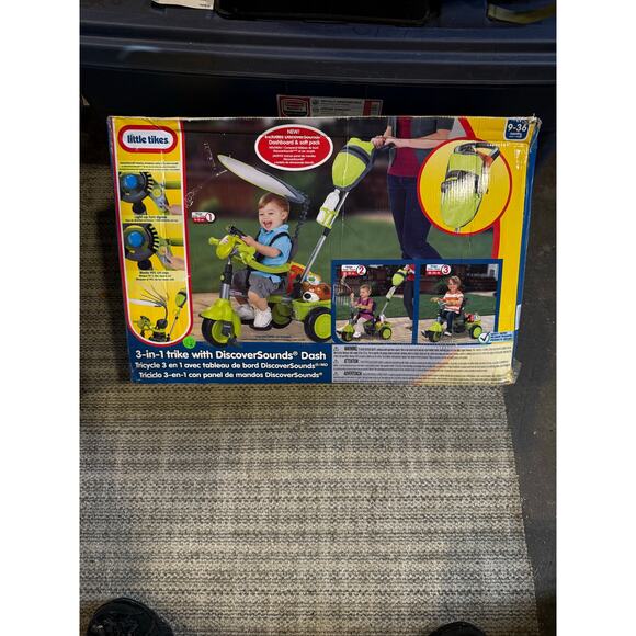 Little Tikes 3 in 1 Trike with Discover Sounds - new in box - Picture 1 of 9